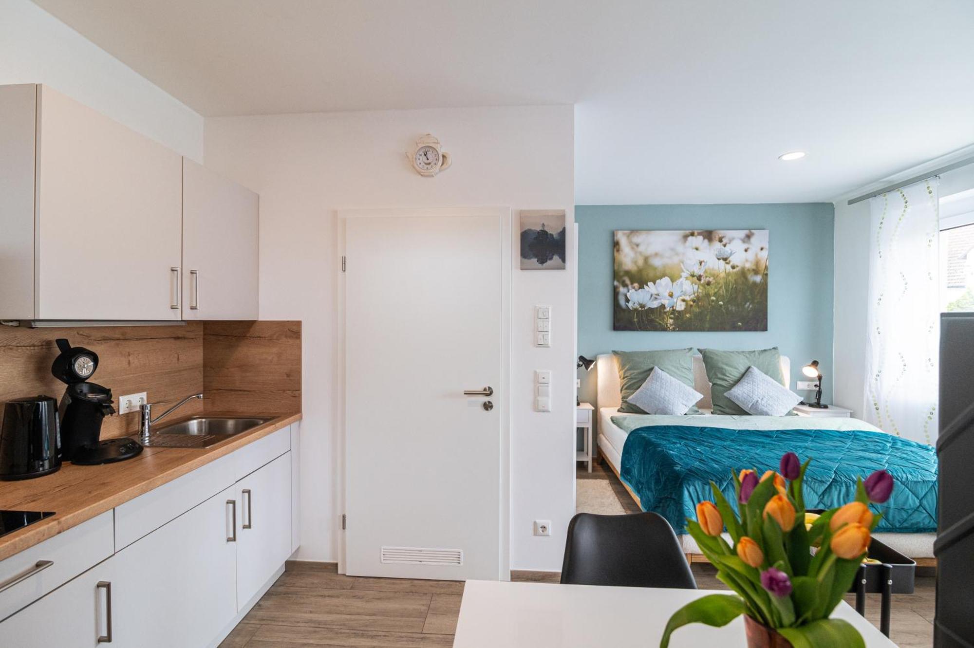 Ferienwohnung Streudorf グンツェンハウゼン エクステリア 写真