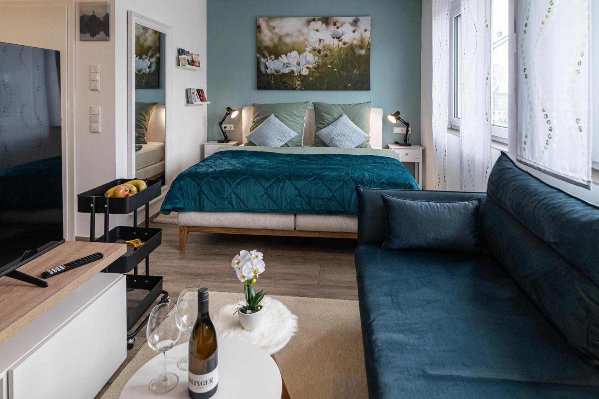Ferienwohnung Streudorf グンツェンハウゼン エクステリア 写真